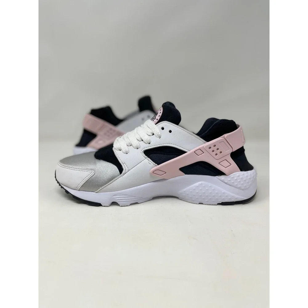 Nike Air Huarache Run GS Kids Size 7Y White Black Pink Excellent Sneakers